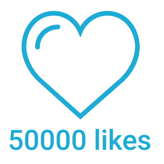 50000 instagram likes
